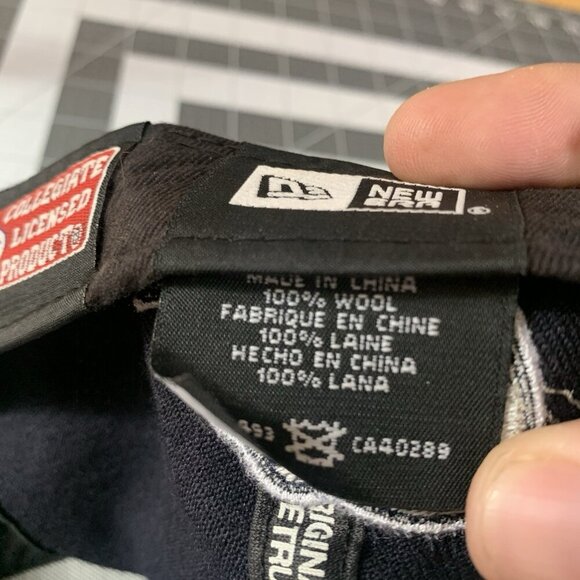 New Era Hat Mens 7 1/4 Cal State Fullerton Titans Cap Blue Fitted Wool College - Picture 8 of 10